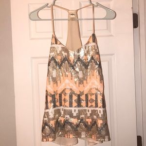 Multicolor Sequin Blouse